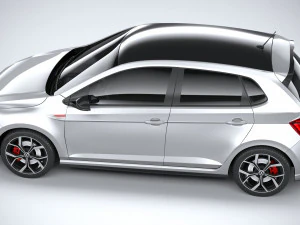 Volkswagen Polo GTI 2022 3D Model