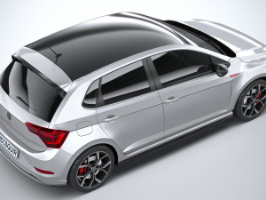Volkswagen Polo GTI 2022 3D 模型