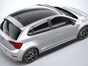 Volkswagen Polo GTI 2022 3D Model