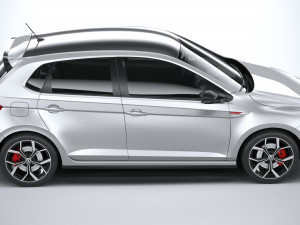 Volkswagen Polo GTI 2022 3D 模型