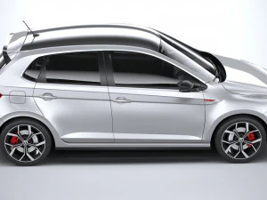 Volkswagen Polo GTI 2022 3D Model