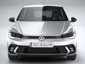 Volkswagen Polo GTI 2022 3D 模型