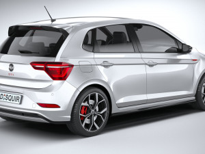 Volkswagen Polo GTI 2022 3D 模型