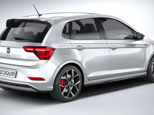 Volkswagen Polo GTI 2022 3D Model