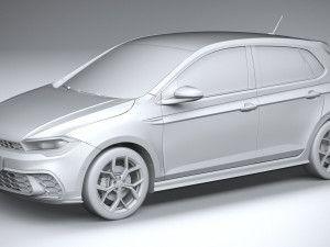 Volkswagen Polo GTI 2022 3D 模型