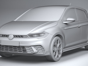 Volkswagen Polo GTI 2022 3D 模型