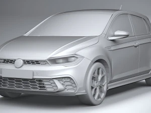 Volkswagen Polo GTI 2022 3D Model