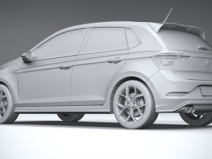 Volkswagen Polo GTI 2022 3D 模型