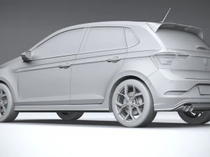 Volkswagen Polo GTI 2022 3D Model