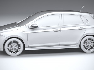 Volkswagen Polo GTI 2022 3D 模型