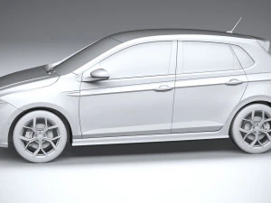 Volkswagen Polo GTI 2022 3D Model