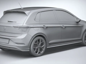 Volkswagen Polo GTI 2022 3D Model