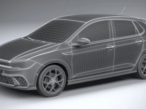 Volkswagen Polo GTI 2022 3D Model