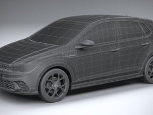 Volkswagen Polo GTI 2022 3D 模型