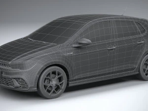 Volkswagen Polo GTI 2022 3D Model