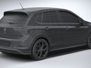 Volkswagen Polo GTI 2022 3D 模型