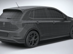 Volkswagen Polo GTI 2022 3D Model