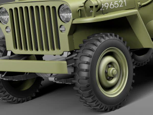 Jeep Willys MB 3D Model