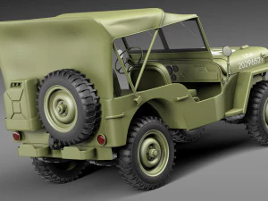 Jeep Willys MB 3D Model