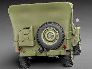 Jeep Willys MB 3D Model