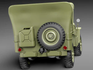Jeep Willys MB 3D Model
