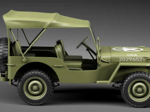 Jeep Willys MB 3D Model