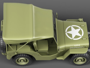Jeep Willys MB 3D Model