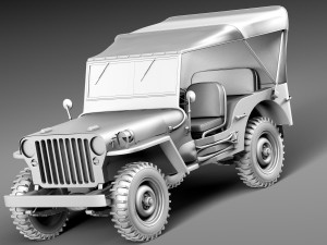 Jeep Willys MB 3D Model