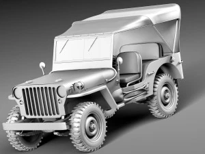 Jeep Willys MB 3D Model
