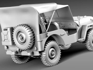 Jeep Willys MB 3D Model