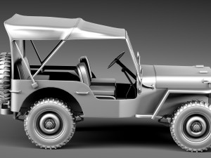 Jeep Willys MB 3D Model