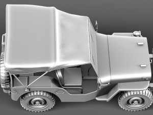 Jeep Willys MB 3D Model