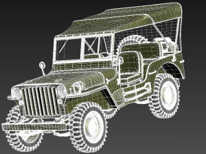Jeep Willys MB 3D Model