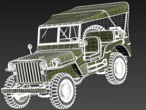 Jeep Willys MB 3D Model