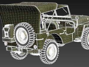 Jeep Willys MB 3D Model
