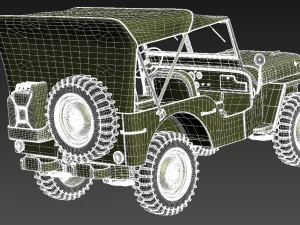 Jeep Willys MB 3D Model