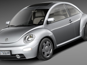 Volkswagen Beetle 1998-2005 Modelo 3D