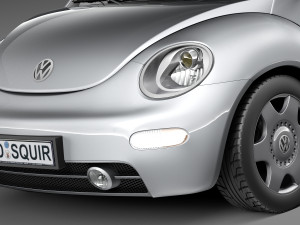 Volkswagen Beetle 1998-2005 3D Модель