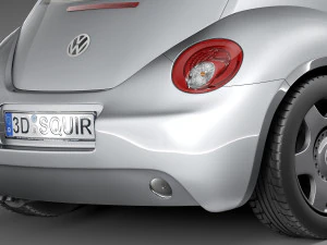 Volkswagen Beetle 1998-2005 3D Model