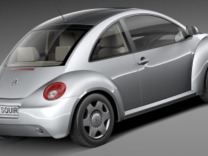 Volkswagen Beetle 1998-2005 3D Модель