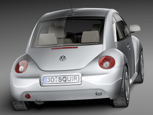 Volkswagen Beetle 1998-2005 3D Модель