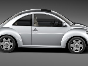 Volkswagen Beetle 1998-2005 3D Модель