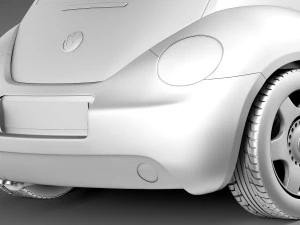 Volkswagen Beetle 1998-2005 3D Model