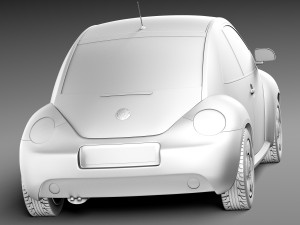 Volkswagen Beetle 1998-2005 3D Модель