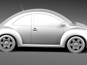 Volkswagen Beetle 1998-2005 3D Модель
