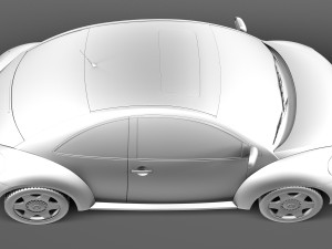 Volkswagen Beetle 1998-2005 3D Модель