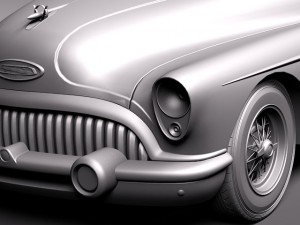 Buick Skylark Convertible 1953 Modelo 3D