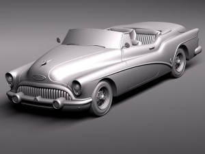 Buick Skylark Convertible 1953 Modelo 3D