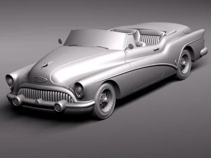 Buick Skylark Convertible 1953 3D Model