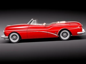 Buick Skylark Convertible 1953 3D Model